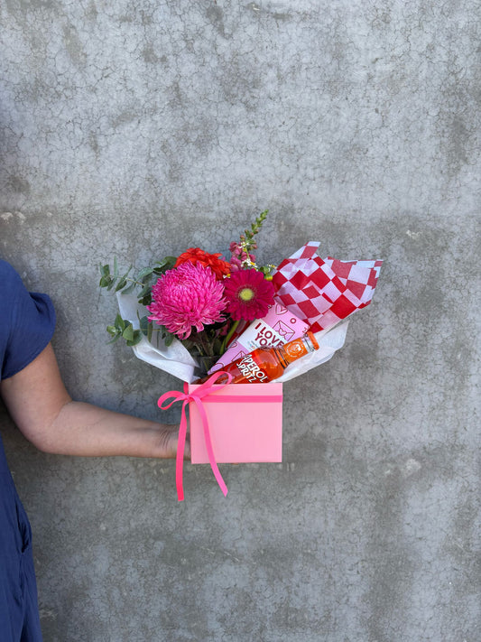 The Spitzy Mum; our Mother's Day Flowers and Gift Hamper.